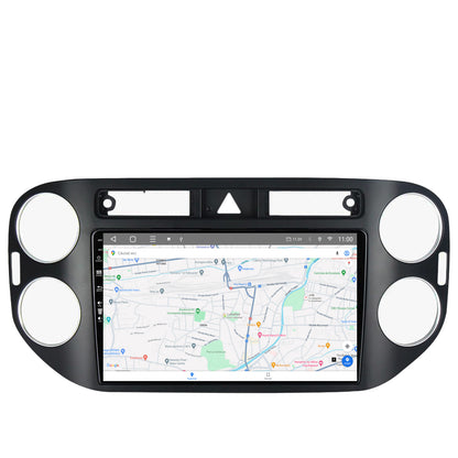 Navigatie HUB64 Volkswagen Tiguan (2008-2010) / VW Golf 5 Plus (2004-2012), 2GB RAM, Android, GPS, Wi-FI, Carplay, Android Auto, USB, Bluetooth, Radio, Waze, Touchscreen, 9 inch