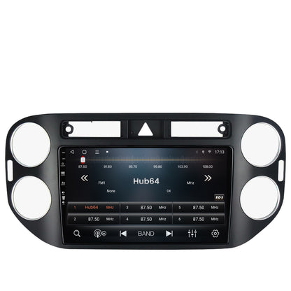 Navigatie HUB64 Volkswagen Tiguan (2008-2010) / VW Golf 5 Plus (2004-2012), 2GB RAM, Android, GPS, Wi-FI, Carplay, Android Auto, USB, Bluetooth, Radio, Waze, Touchscreen, 9 inch