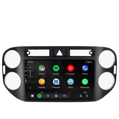 Navigatie HUB64 Volkswagen Tiguan (2008-2010) / VW Golf 5 Plus (2004-2012), 4GB RAM, Android, Octacore, Slot Sim 4G, DSP, GPS, Wi-FI, Carplay, Android Auto, USB, Bluetooth, Waze, Touchscreen, 9 inc