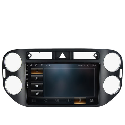 Navigatie HUB64 Volkswagen Tiguan (2008-2010) / VW Golf 5 Plus (2004-2012), 6GB RAM, Android, Octacore, Slot Sim 4G, DSP, GPS, Wi-FI, Carplay, Android Auto, USB, Bluetooth, Waze, Touchscreen, 9 Inc