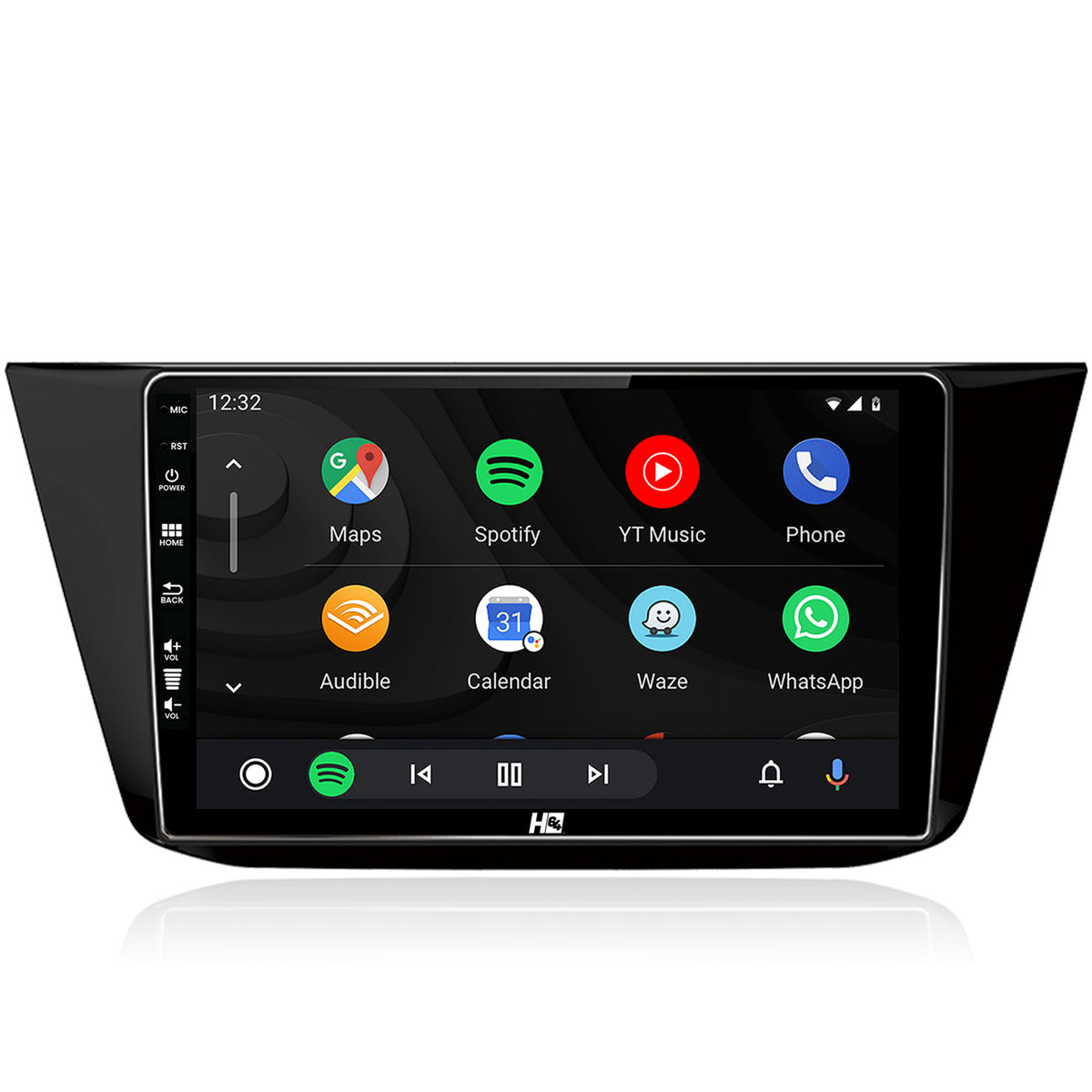 Navigatie HUB64 Volkswagen Tiguan (2016+), 4GB RAM, Android, Quadcore, DSP, GPS, Wi-FI, Carplay, Android Auto, USB, Bluetooth, Waze, Touchscreen, 10.1 Inch