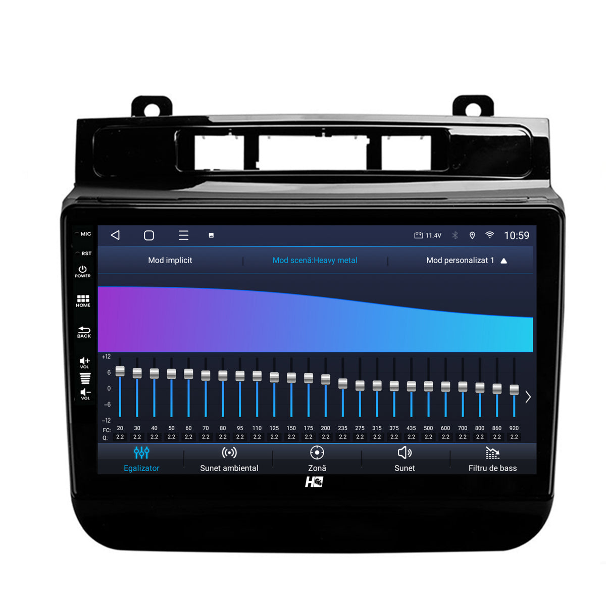 Navigatie HUB64 Volkswagen Touareg (2010-2018), 8GB RAM, Android, Octacore, Slot Sim 4G, DSP, GPS, Wi-FI, Carplay, Android Auto, USB, Bluetooth, Waze, Touchscreen, 9 Inch