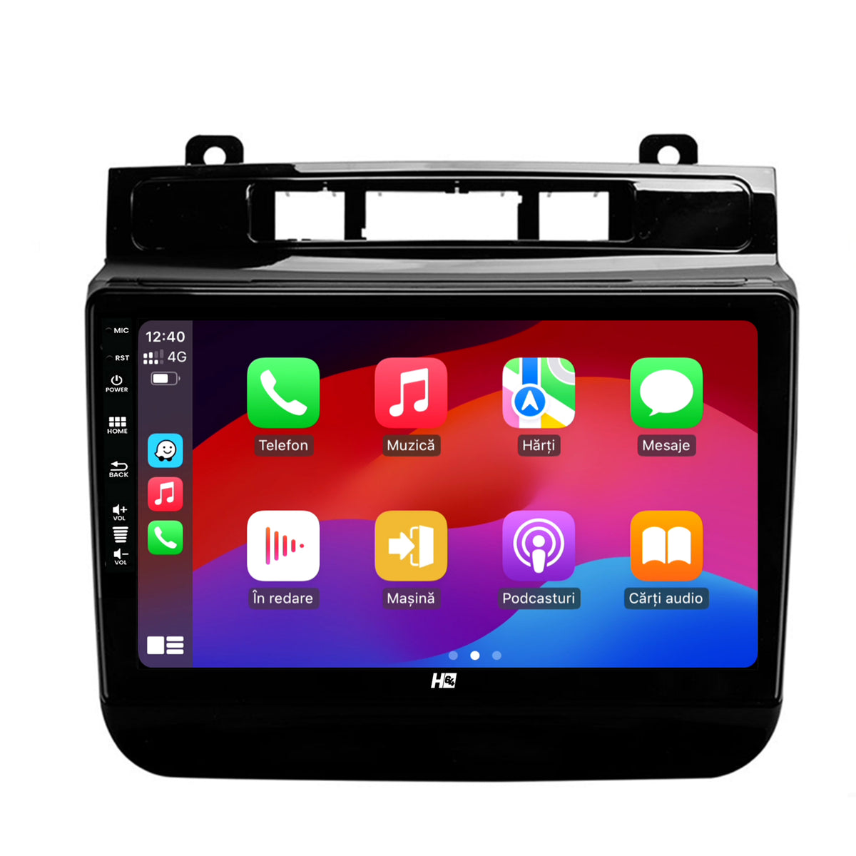 Navigatie HUB64 Volkswagen Touareg (2010-2018), 8GB RAM, Android, Octacore, Slot Sim 4G, DSP, GPS, Wi-FI, Carplay, Android Auto, USB, Bluetooth, Waze, Touchscreen, 9 Inch