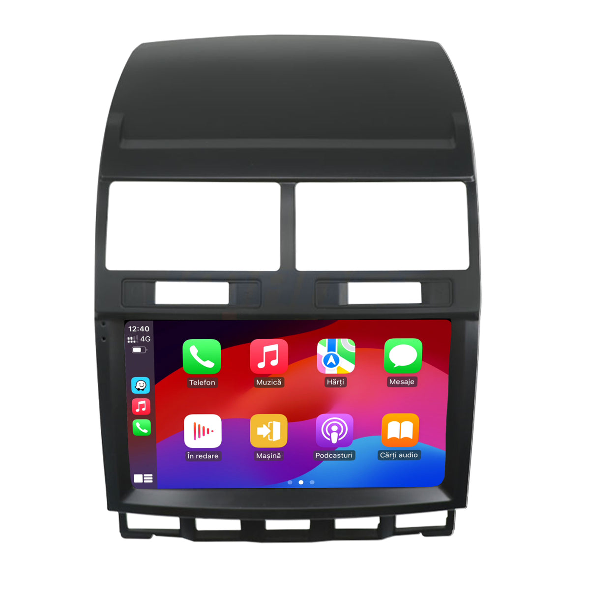 Navigatie HUB64 Volkswagen Touareg, 6GB RAM, Android, Octacore, Slot Sim 4G, DSP, GPS, Wi-FI, Carplay, Android Auto, USB, Bluetooth, Waze, Touchscreen, 9 Inch
