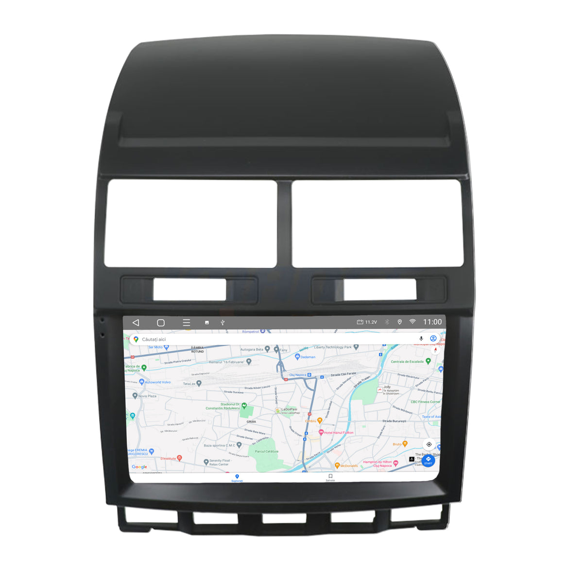 Navigatie HUB64 Volkswagen Touareg, 6GB RAM, Android, Octacore, Slot Sim 4G, DSP, GPS, Wi-FI, Carplay, Android Auto, USB, Bluetooth, Waze, Touchscreen, 9 Inch