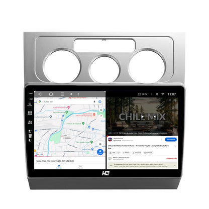Navigatie HUB64 Volkswagen Touran (2003-2010), 4GB RAM, Android, Octacore, Slot Sim 4G, DSP, GPS, Wi-FI, Carplay, Android Auto, USB, Bluetooth, Waze, Touchscreen, 10.1 Inch