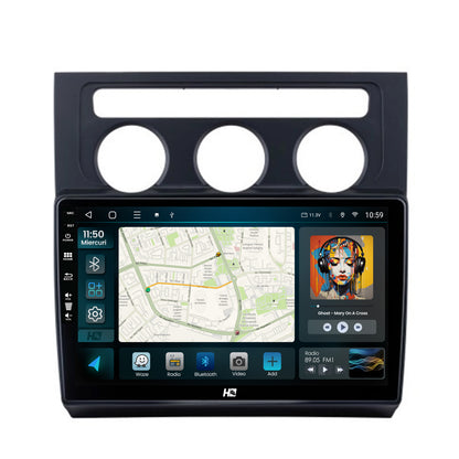 Navigatie HUB64 Volkswagen Touran (2003-2010), 6GB RAM, Android, Octacore, Slot Sim 4G, DSP, GPS, Wi-FI, Carplay, Android Auto, USB, Bluetooth, Waze, Touchscreen, 10.1 Inch