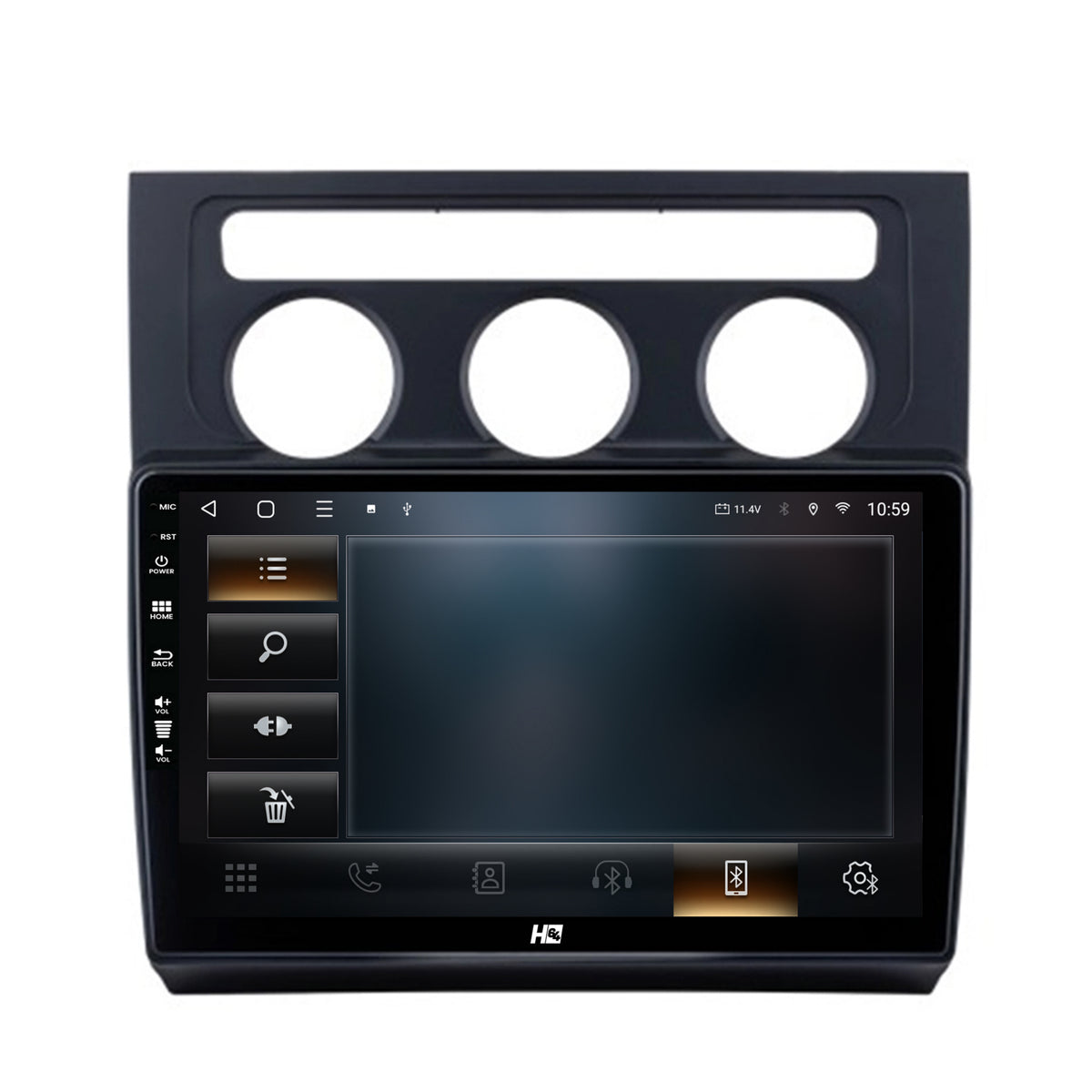 Navigatie HUB64 Volkswagen Touran (2003-2010), 8GB RAM, Android, Octacore, Slot Sim 4G, DSP, GPS, Wi-FI, Carplay, Android Auto, USB, Bluetooth, Waze, Touchscreen, 10.1 Inch
