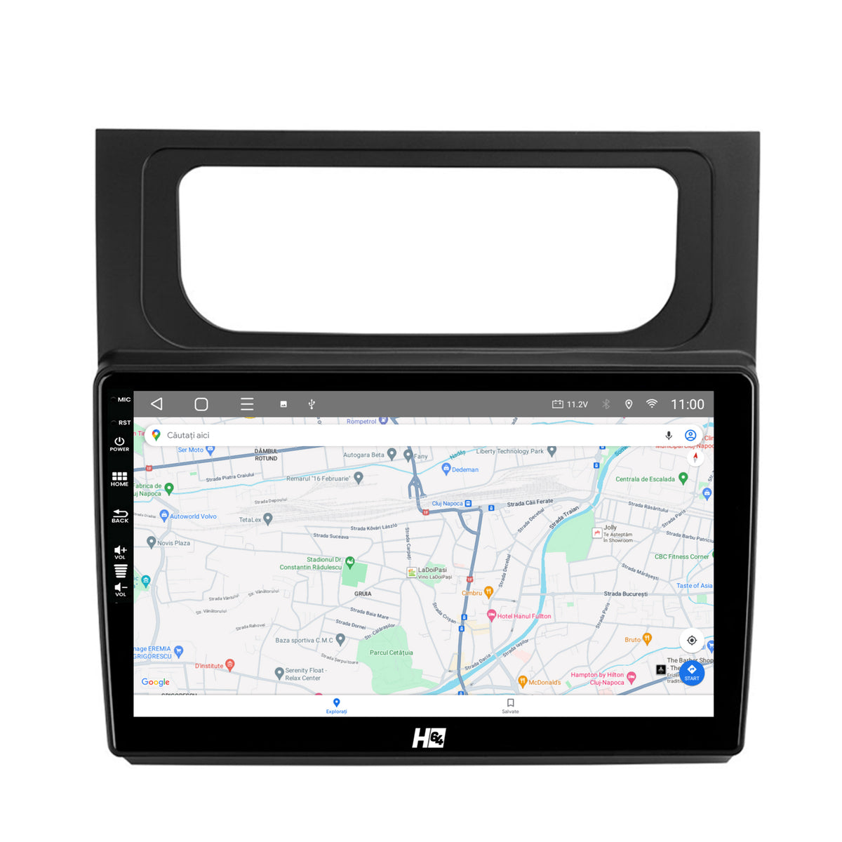 Navigatie HUB64 Volkswagen Touran (2010-2016), 4GB RAM, Android, Quadcore, DSP, GPS, Wi-FI, Carplay, Android Auto, USB, Bluetooth, Waze, Touchscreen, 10.1 Inch