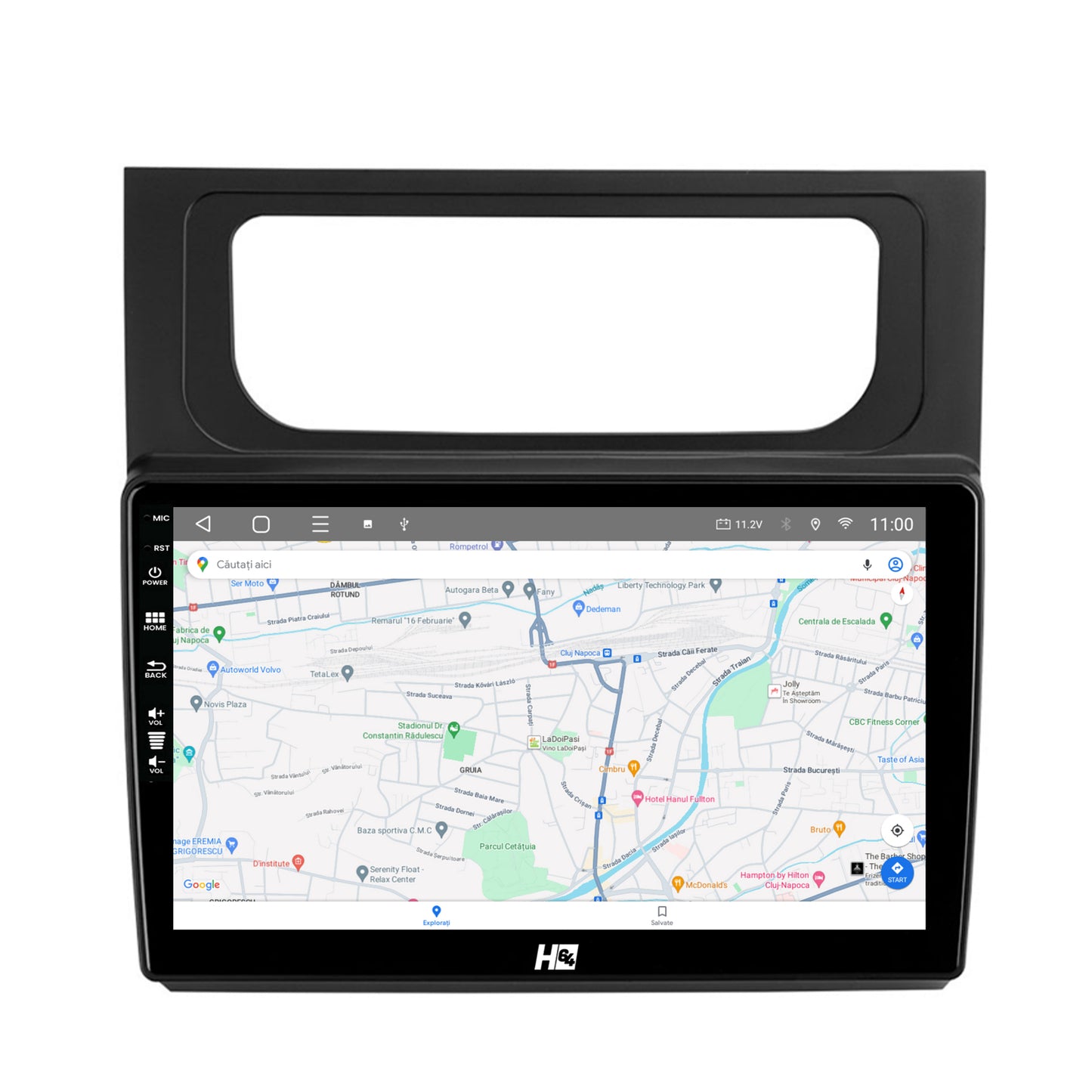 Navigatie HUB64 Volkswagen Touran (2010-2016), 6GB RAM, Android, Octacore, Slot Sim 4G, DSP, GPS, Wi-FI, Carplay, Android Auto, USB, Bluetooth, Waze, Touchscreen, 10.1 Inch