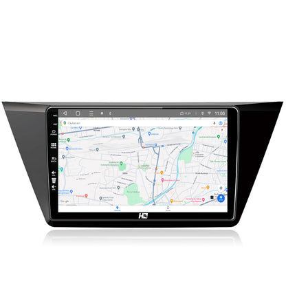 Navigatie HUB64 Volkswagen Touran (2016+), 2GB RAM, Android, GPS, Wi-FI, Carplay, Android Auto, USB, Bluetooth, Radio, Waze, Touchscreen, 10.1 inch