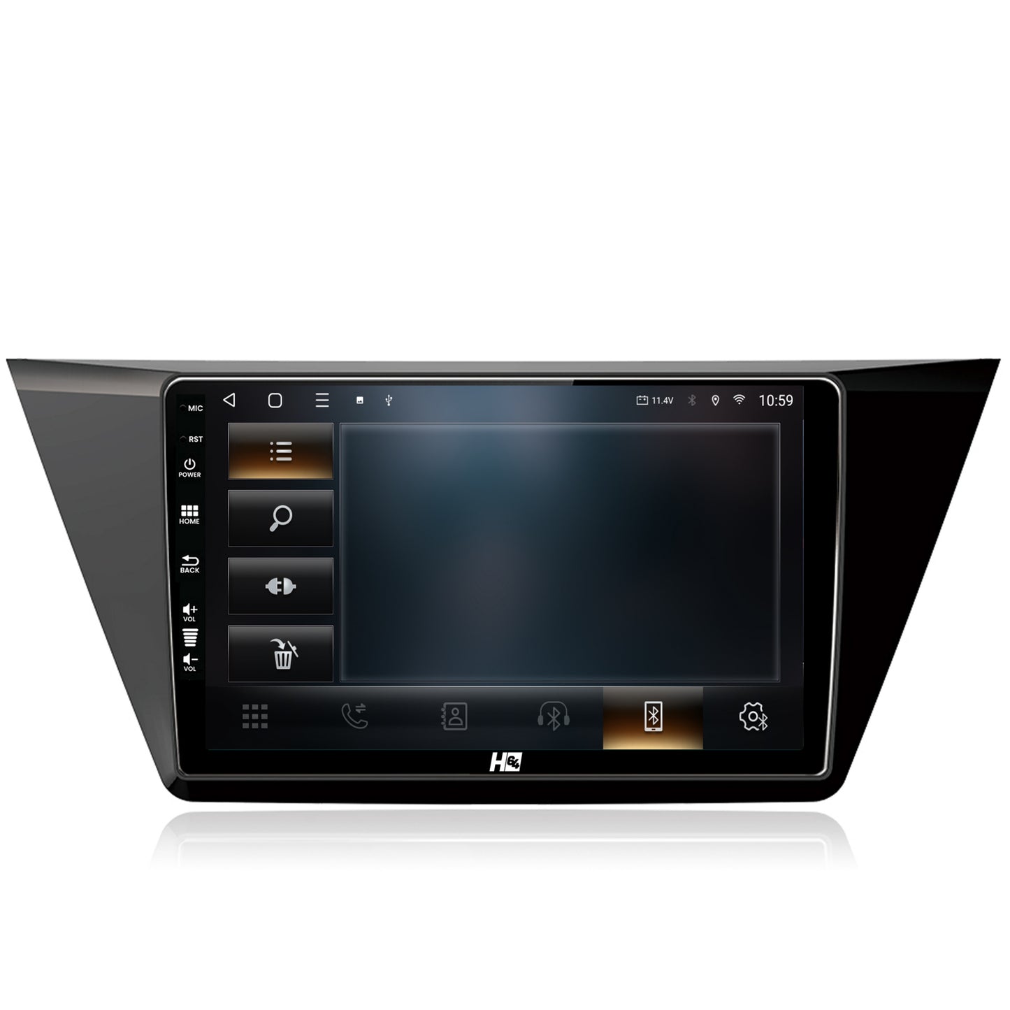 Navigatie HUB64 Volkswagen Touran (2016+), 4GB RAM, Android, Octacore, Slot Sim 4G, DSP, GPS, Wi-FI, Carplay, Android Auto, USB, Bluetooth, Waze, Touchscreen, 10.1 Inch