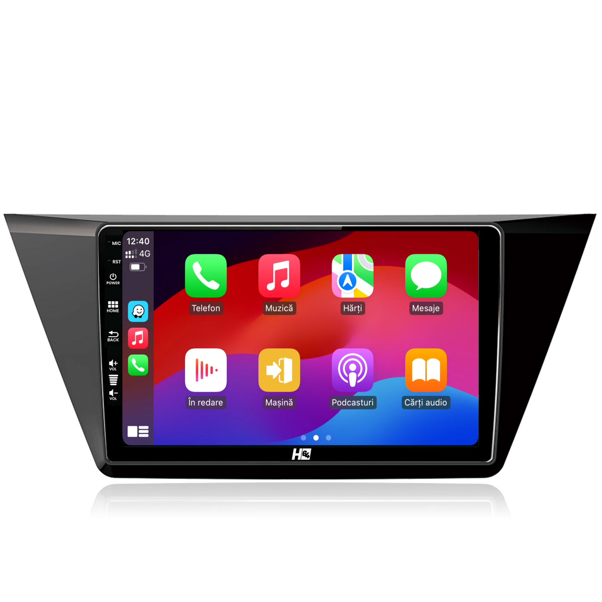 Navigatie HUB64 Volkswagen Touran (2016+), 4GB RAM, Android, Octacore, Slot Sim 4G, DSP, GPS, Wi-FI, Carplay, Android Auto, USB, Bluetooth, Waze, Touchscreen, 10.1 Inch