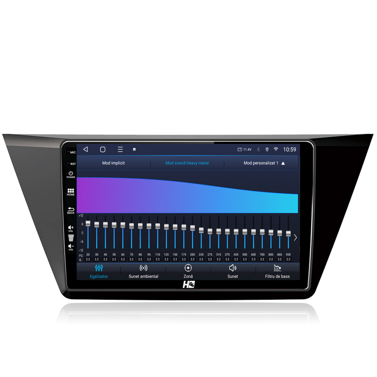 Navigatie HUB64 Volkswagen Touran (2016+), 4GB RAM, Android, Octacore, Slot Sim 4G, DSP, GPS, Wi-FI, Carplay, Android Auto, USB, Bluetooth, Waze, Touchscreen, 10.1 Inch