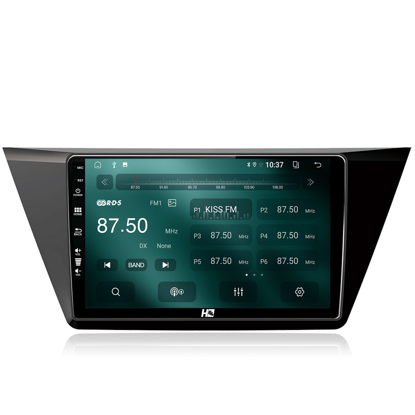 Navigatie HUB64 Volkswagen Touran (2016+), 2GB RAM, Android, GPS, Wi-FI, Carplay, Android Auto, USB, Bluetooth, Radio, Waze, Touchscreen, 10.1 inch