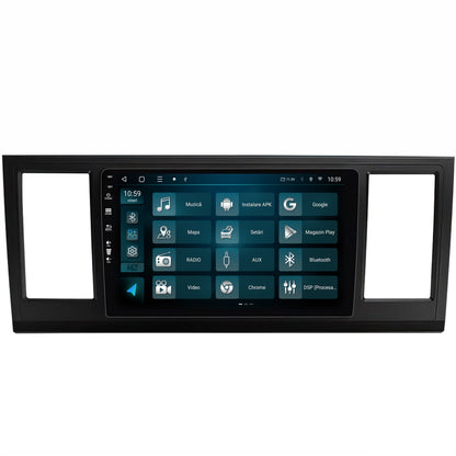 Navigatie HUB64 Volkswagen Transporter / Caravelle / Multivan T6 (2015+), 4GB RAM, Android, Quadcore, DSP, GPS, Wi-FI, Carplay, Android Auto, USB, Bluetooth, Waze, Touchscreen, 9 inch