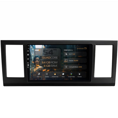 Navigatie HUB64 Volkswagen Transporter / Caravelle / Multivan T6 (2015+), 4GB RAM, Android, Quadcore, DSP, GPS, Wi-FI, Carplay, Android Auto, USB, Bluetooth, Waze, Touchscreen, 9 inch