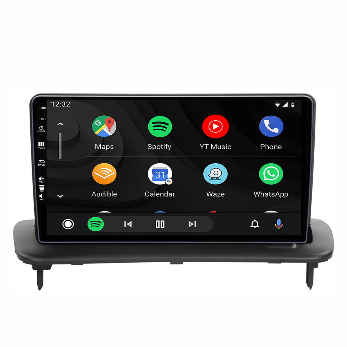 Navigatie HUB64 Volvo C40 C30 S40 C70 V50 (2004-2012), 4GB RAM, Android, Quadcore, DSP, GPS, Wi-FI, Carplay, Android Auto, USB, Bluetooth, Waze, Touchscreen, 9 inch