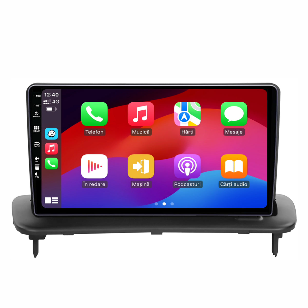 Navigatie HUB64 Volvo C40 C30 S40 C70 V50 (2004-2012), 4GB RAM, Android, Quadcore, DSP, GPS, Wi-FI, Carplay, Android Auto, USB, Bluetooth, Waze, Touchscreen, 9 inch