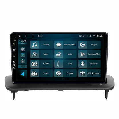 Navigatie HUB64 Volvo C40 C30 S40 C70 V50 (2004-2012), 8GB RAM, Android, Octacore, Slot Sim 4G, DSP, GPS, Wi-FI, Carplay, Android Auto, USB, Bluetooth, Waze, Touchscreen, 9 Inch -
