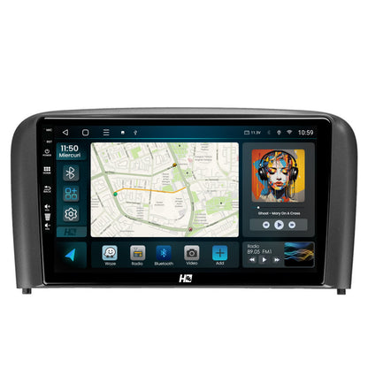 Navigatie HUB64 Volvo S80 (1998-2004), 4GB RAM, Android, Octacore, Slot Sim 4G, DSP, GPS, Wi-FI, Carplay, Android Auto, USB, Bluetooth, Waze, Touchscreen, 9 inch