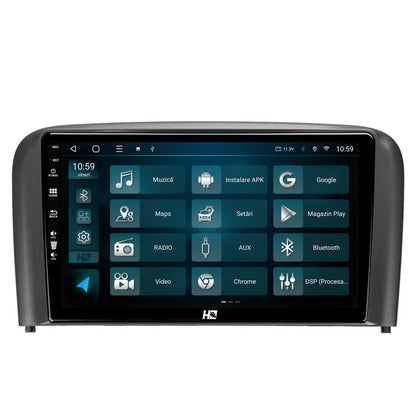 Navigatie HUB64 Volvo S80 (1998-2004), 4GB RAM, Android, Quadcore, DSP, GPS, Wi-FI, Carplay, Android Auto, USB, Bluetooth, Waze, Touchscreen, 9 inch