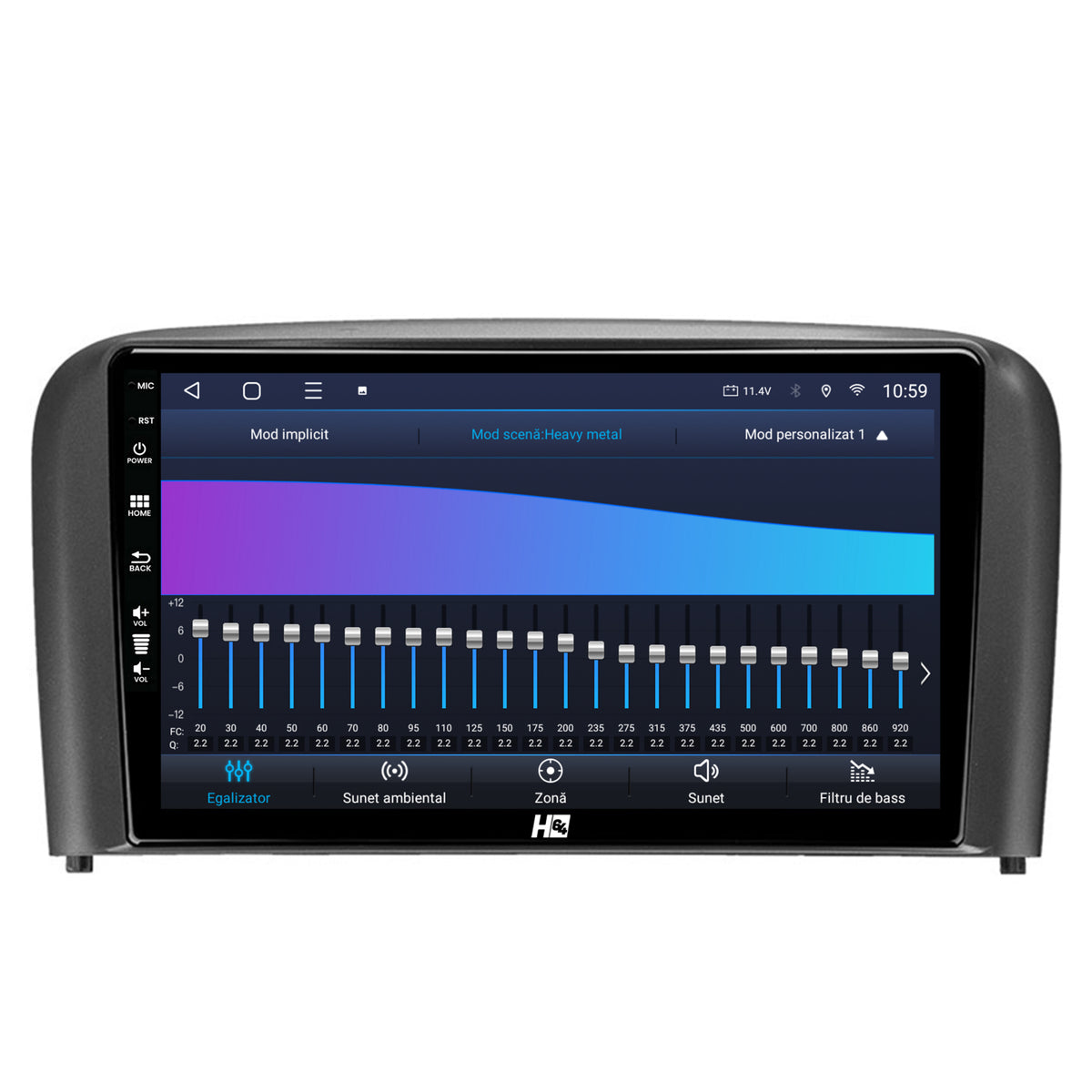 Navigatie HUB64 Volvo S80 (1998-2004), 6GB RAM, Android, Octacore, Slot Sim 4G, DSP, GPS, Wi-FI, Carplay, Android Auto, USB, Bluetooth, Waze, Touchscreen, 9 Inch