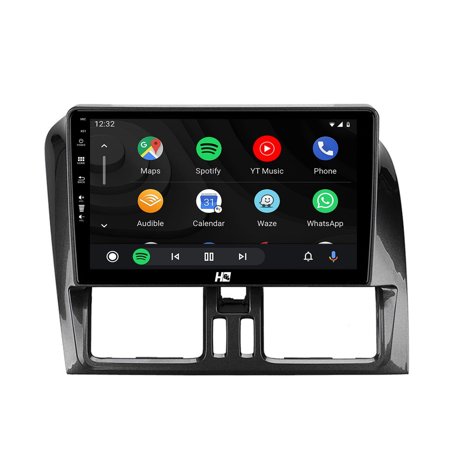 Navigatie HUB64 Volvo XC60 (2008-2013), 4GB RAM, Android, Octacore, Slot Sim 4G, DSP, GPS, Wi-FI, Carplay, Android Auto, USB, Bluetooth, Waze, Touchscreen, 9 inch