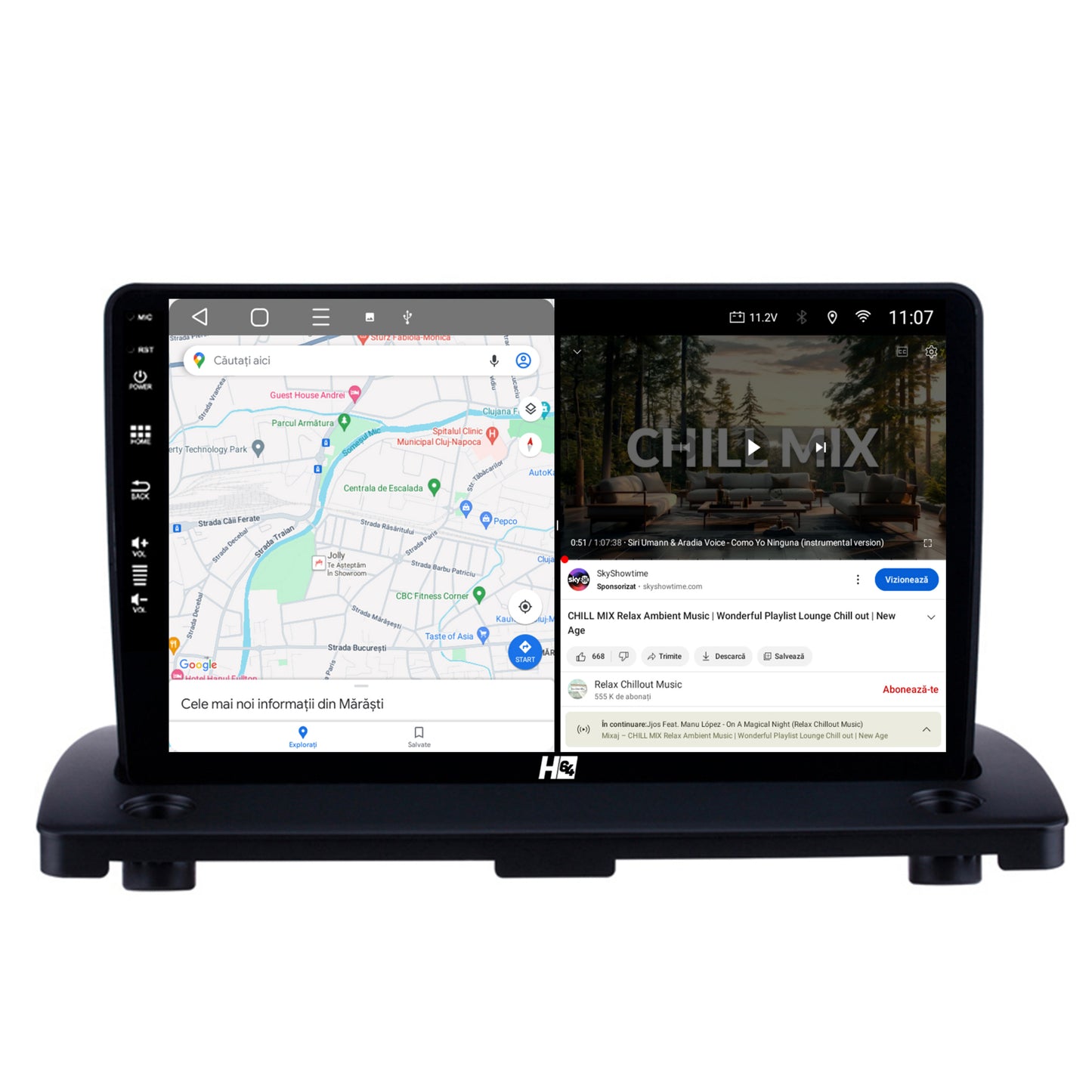 Navigatie HUB64 Volvo XC90 (2002-2014), 6GB RAM, Android, Octacore, Slot Sim 4G, DSP, GPS, Wi-FI, Carplay, Android Auto, USB, Bluetooth, Waze, Touchscreen, 9 Inch