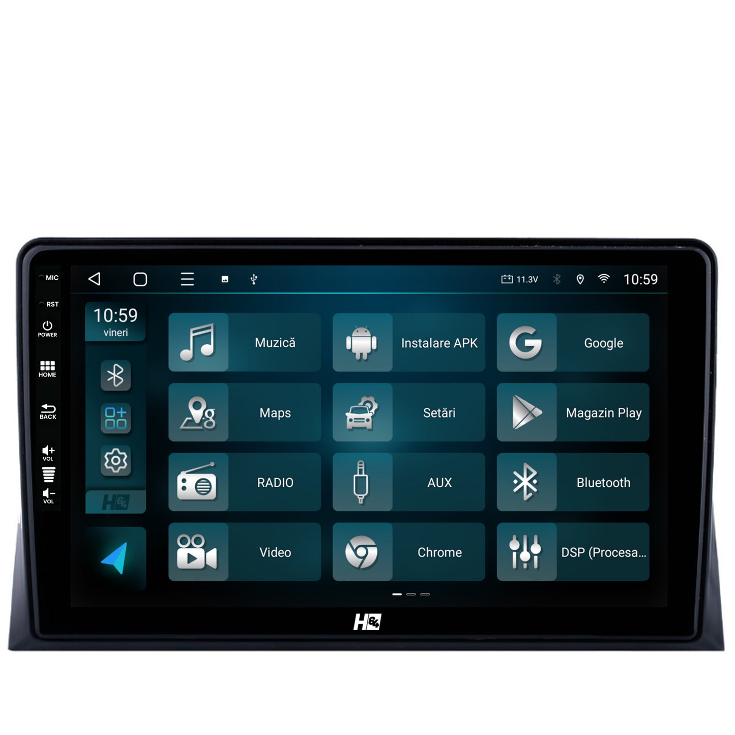 Navigatie HUB64 VW Multivan T5 (2003-2015), 2GB RAM, Android, GPS, Wi-FI, Carplay, Android Auto, USB, Bluetooth, Radio, Waze, Touchscreen, 9 inch