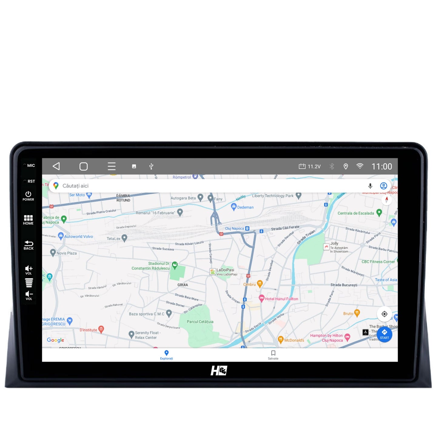 Navigatie HUB64 VW Multivan T5 (2003-2015), 4GB RAM, Android, Quadcore, DSP, GPS, Wi-FI, Carplay, Android Auto, USB, Bluetooth, Waze, Touchscreen, 9 inch