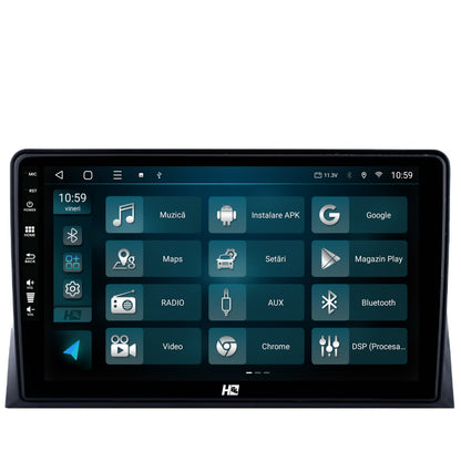 Navigatie HUB64 VW Multivan T5 (2003-2015), 4GB RAM, Android, Octacore, Slot Sim 4G, DSP, GPS, Wi-FI, Carplay, Android Auto, USB, Bluetooth, Waze, Touchscreen, 9 inch