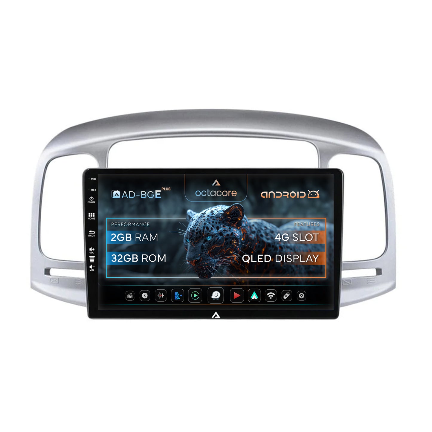 Navigatie Hyundai Accent (2006-2011), Android, E-Octacore / 2GB RAM + 32GB ROM, 9 Inch - AD-BGE9002+AD-BGRKIT211