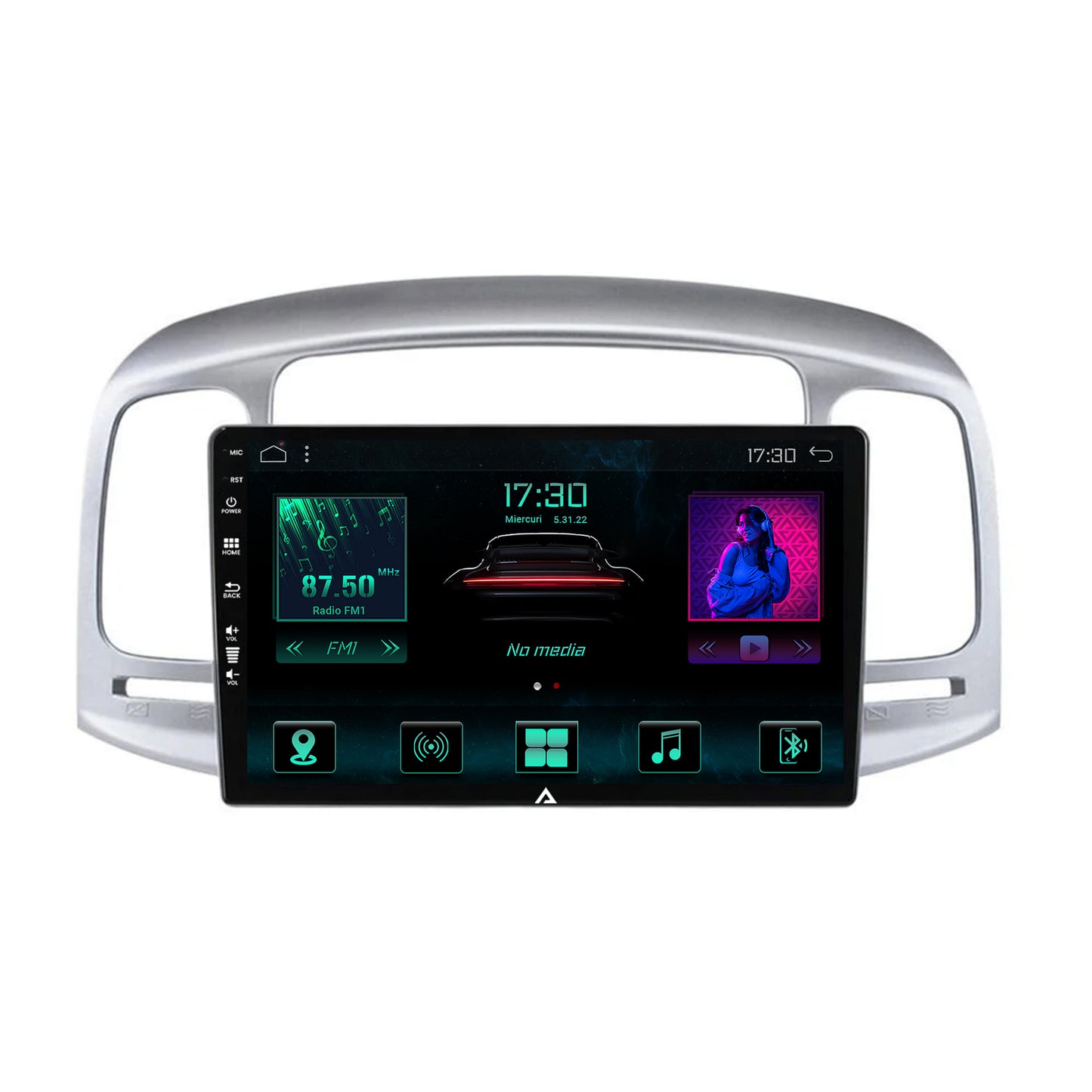 Navigatie Hyundai Accent (2006-2011), Android, A-Octacore / 4GB RAM + 64GB ROM, 9 Inch - AD-BGA9004+AD-BGRKIT211
