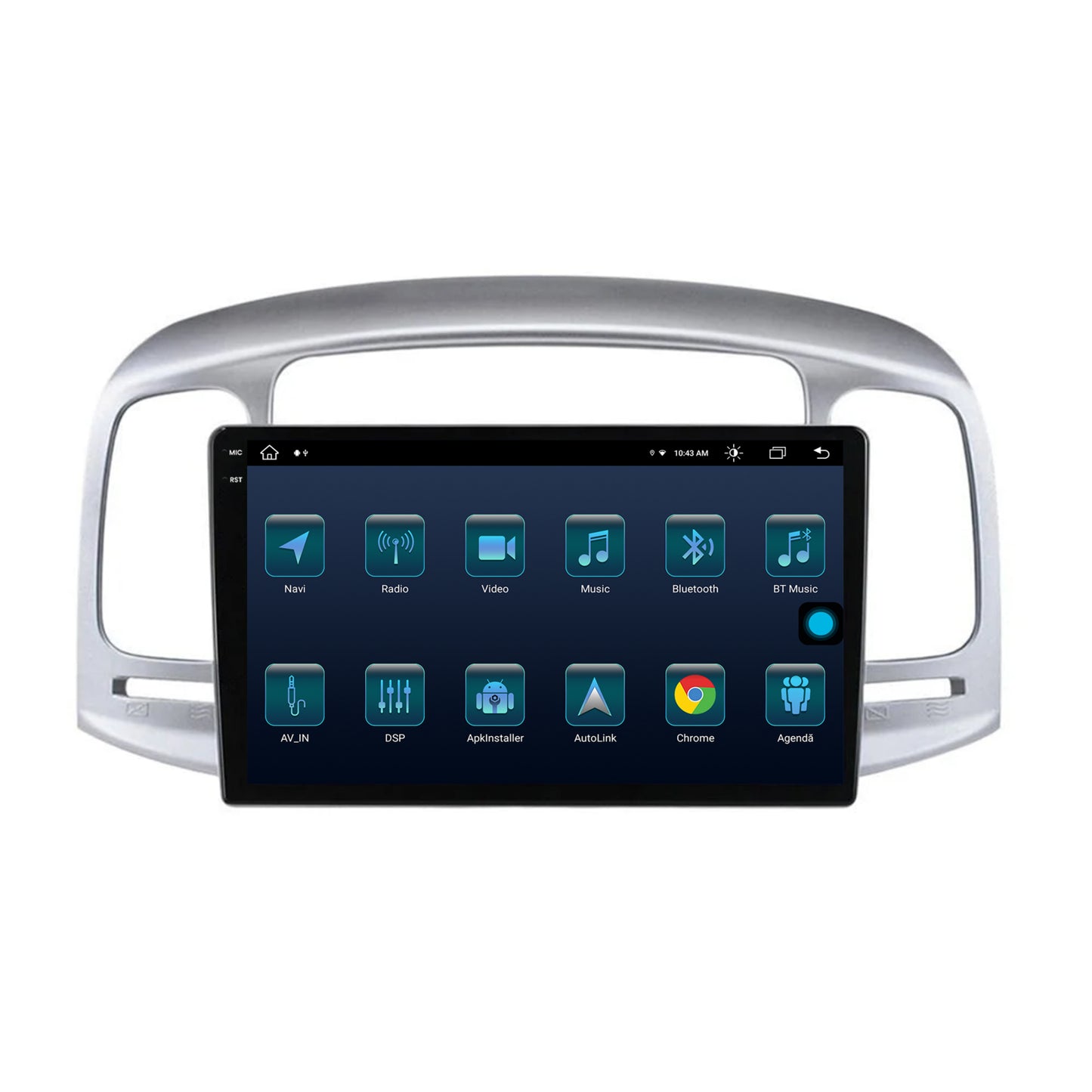 Navigatie Hyundai Accent (2006-2011), Android, X-Octacore / 8GB RAM + 256GB ROM, 9.5 Inch - AD-BGX9008+AD-BGRKIT211