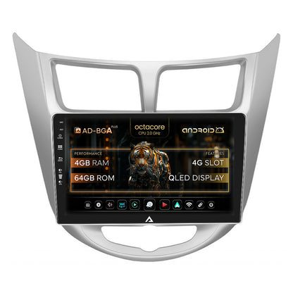 Navigatie Hyundai Accent (2011-2016), Android, A-Octacore / 4GB RAM + 64GB ROM, 9 Inch - AD-BGA9004+AD-BGRKIT212