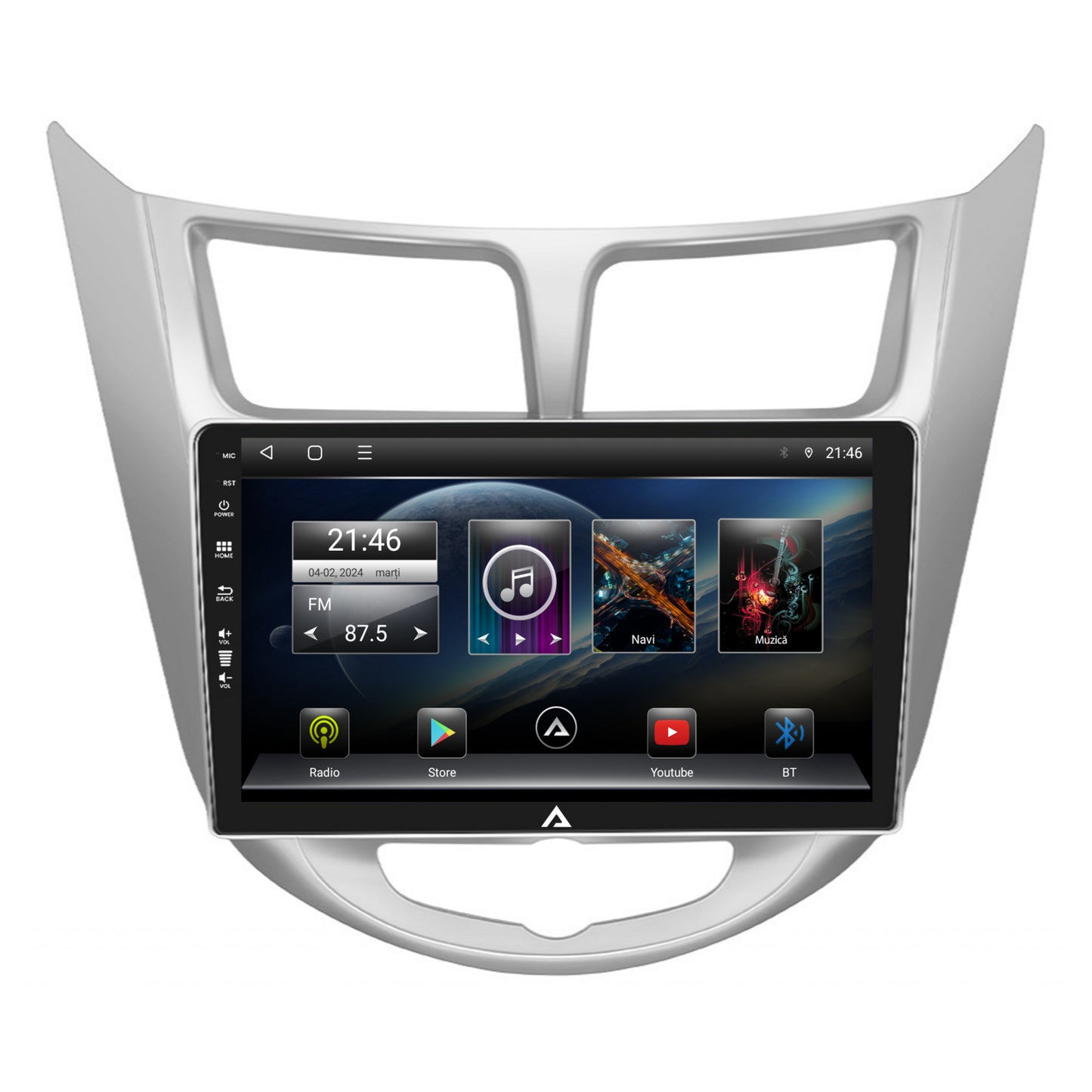 Navigatie Hyundai Accent (2011-2016), Android, P-Octacore / 2GB RAM + 32GB ROM, 9 Inch - AD-BGP9002+AD-BGRKIT212