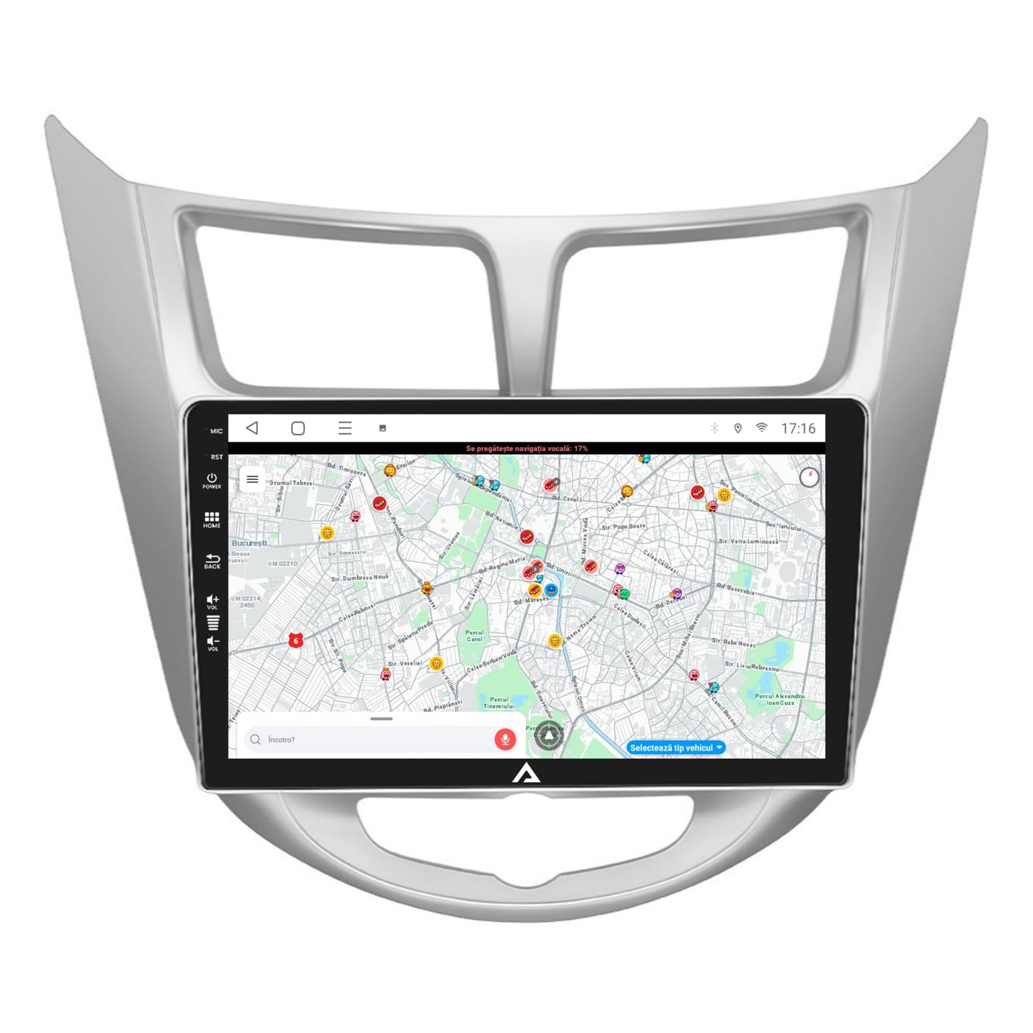 Navigatie Hyundai Accent (2011-2016), Android, P-Octacore / 2GB RAM + 32GB ROM, 9 Inch - AD-BGP9002+AD-BGRKIT212