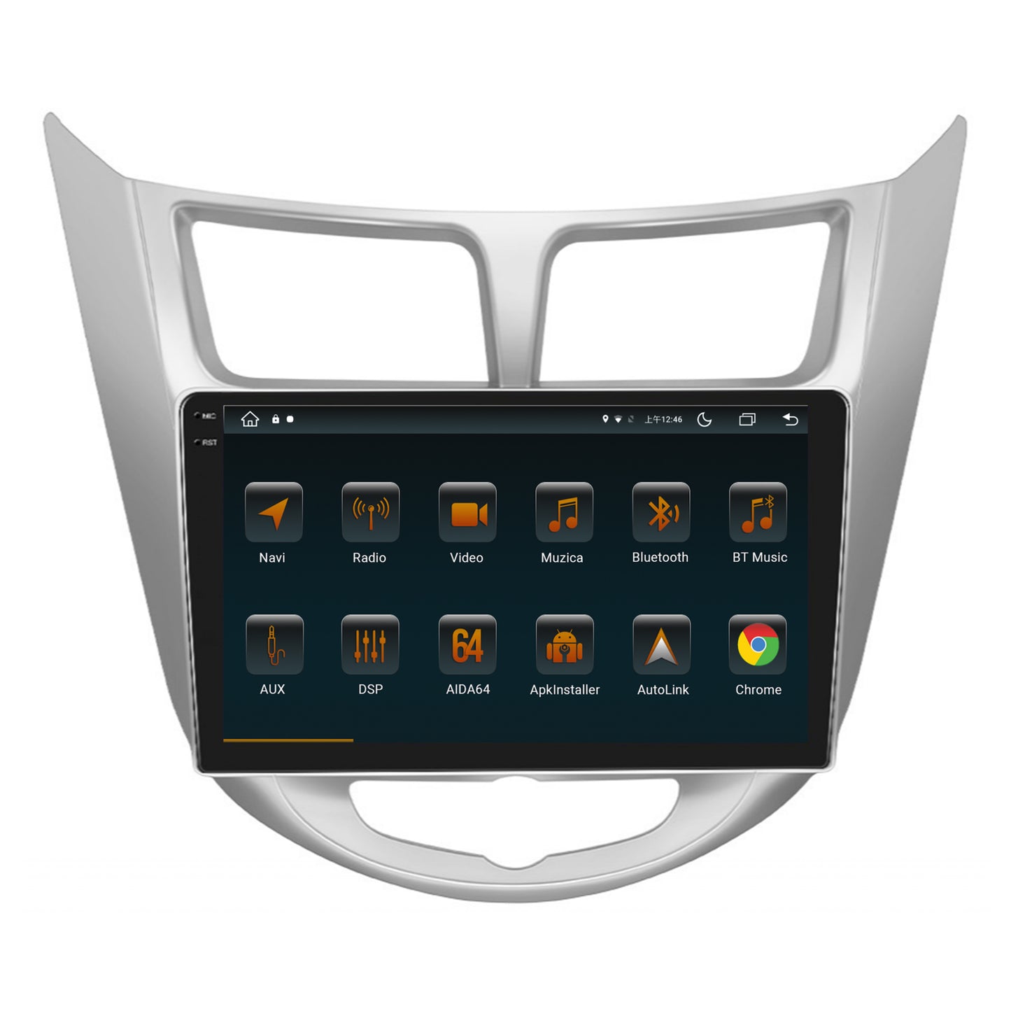 Navigatie Hyundai Accent (2011-2016), Android, V-Octacore / 4GB RAM + 64GB ROM, 9.5 Inch - AD-BGV9004+AD-BGRKIT212