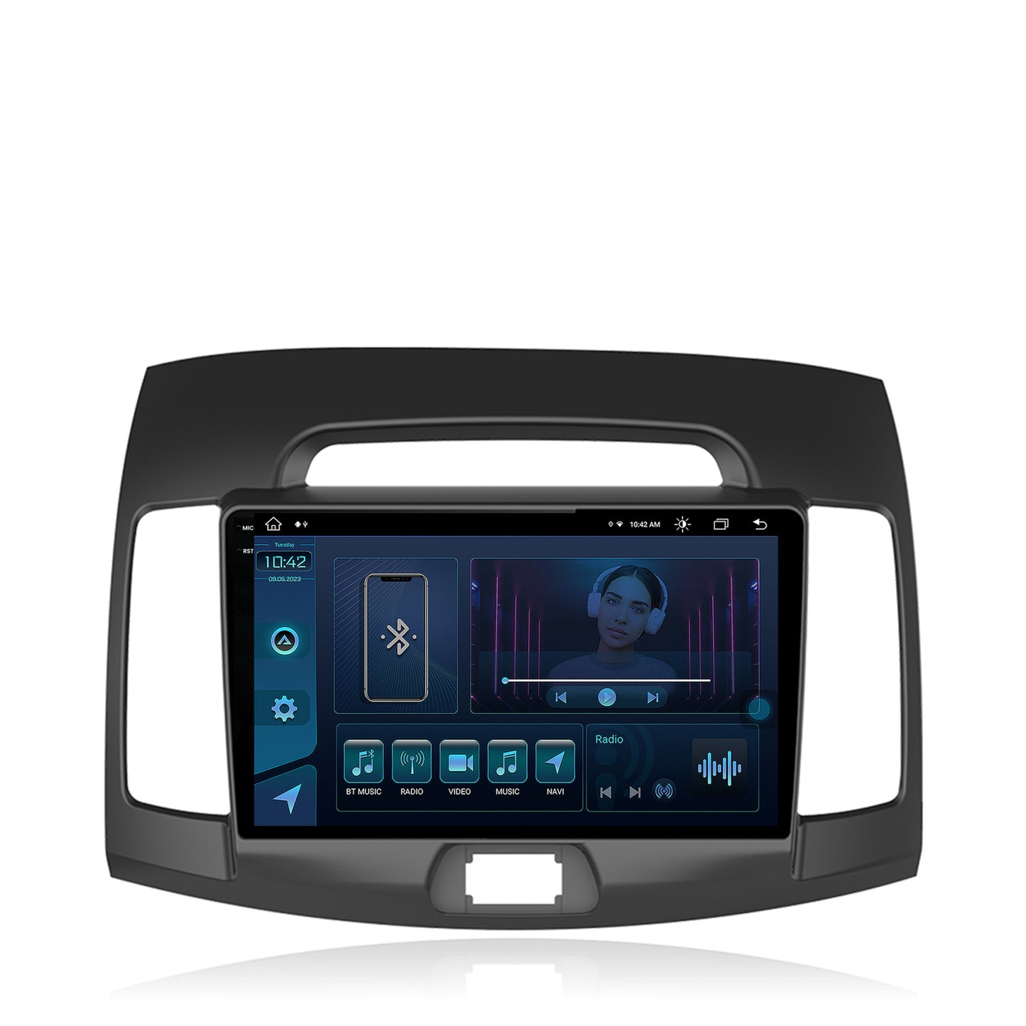 Navigatie Hyundai Elantra (2006-2011), Android, X-Octacore / 8GB RAM + 256GB ROM, 9.5 Inch - AD-BGX9008+AD-BGRKIT178