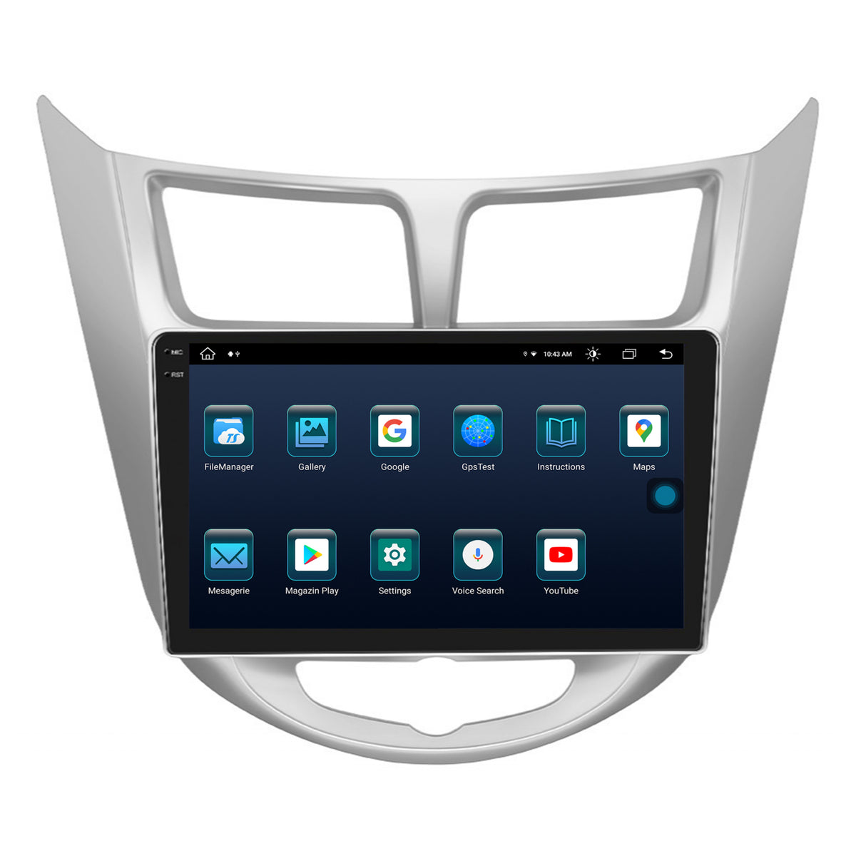 Navigatie Hyundai Accent (2011-2016), Android, X-Octacore / 8GB RAM + 256GB ROM, 9.5 Inch - AD-BGX9008+AD-BGRKIT212