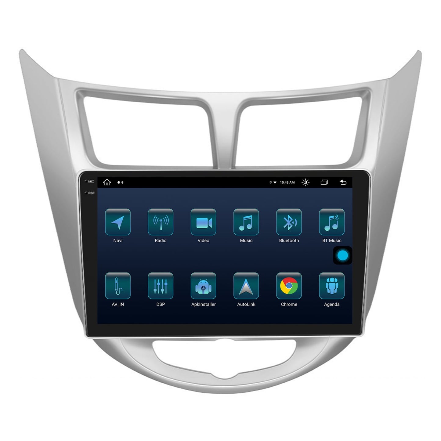 Navigatie Hyundai Accent (2011-2016), Android, X-Octacore / 8GB RAM + 256GB ROM, 9.5 Inch - AD-BGX9008+AD-BGRKIT212