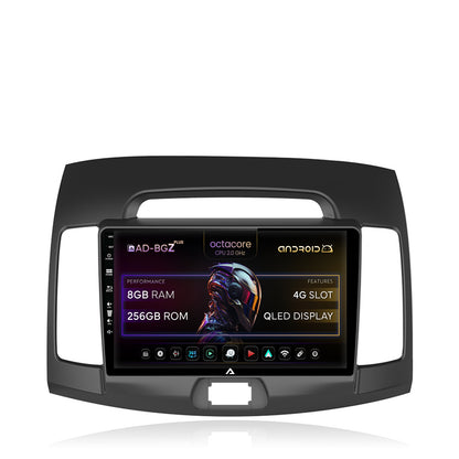 Navigatie Hyundai Elantra (2006-2011), Android, Z-Octacore / 8GB RAM + 256GB ROM, 9 Inch - AD-BGZ9008+AD-BGRKIT178