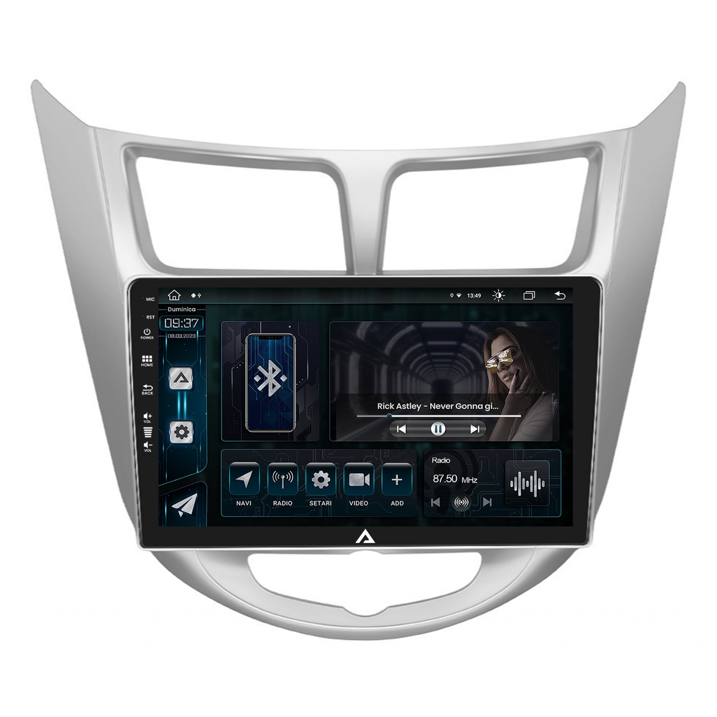 Navigatie Hyundai Accent (2011-2016), Android, Z-Octacore / 8GB RAM + 256GB ROM, 9 Inch - AD-BGZ9008+AD-BGRKIT212