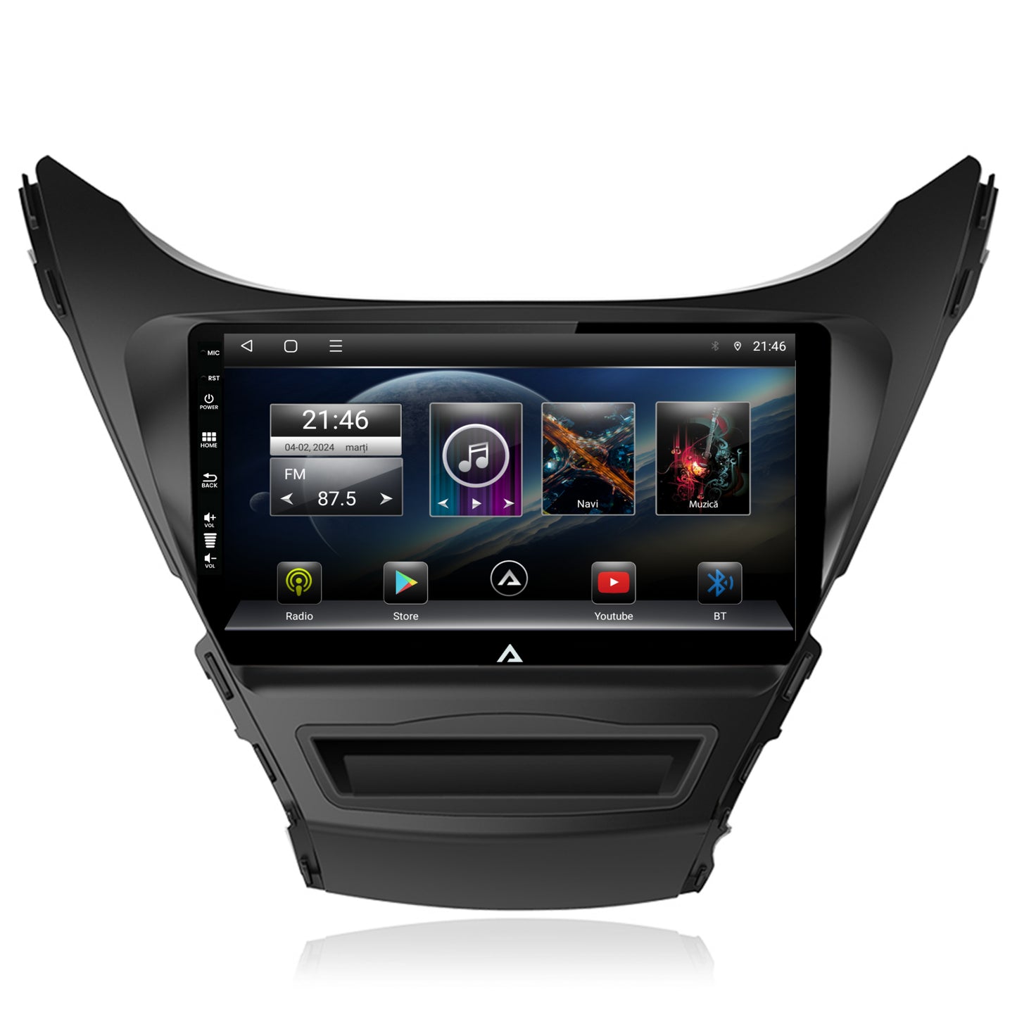 Navigatie Hyundai Elantra (2012-2014), Android, P-Octacore / 2GB RAM + 32GB ROM, 9Inch - AD-BGP9002+AD-BGRKIT177