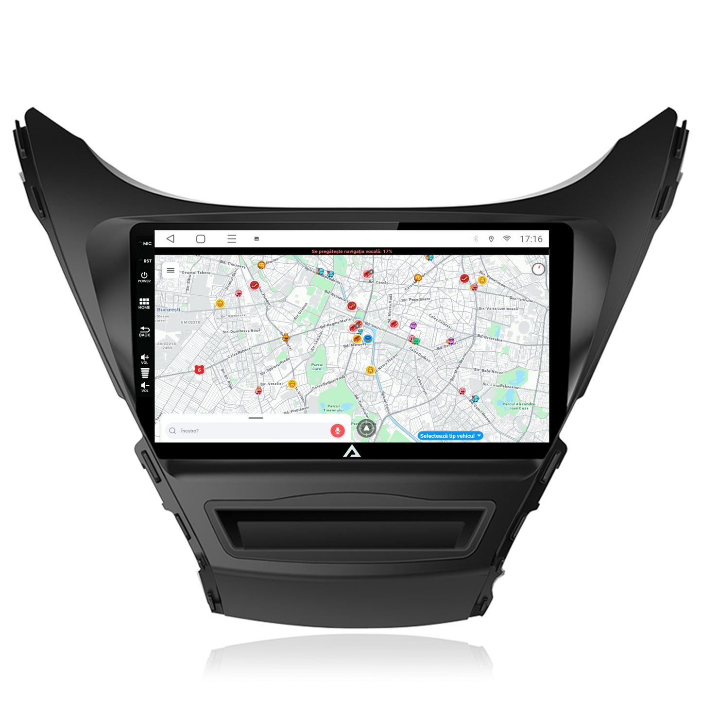 Navigatie Hyundai Elantra (2012-2014), Android, P-Octacore / 2GB RAM + 32GB ROM, 9Inch - AD-BGP9002+AD-BGRKIT177
