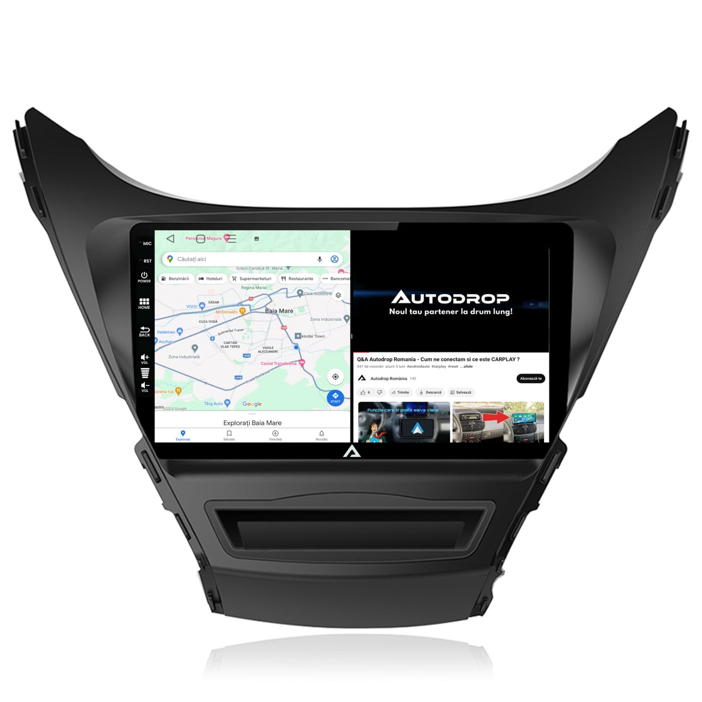 Navigatie Hyundai Elantra (2012-2014), Android, P-Octacore / 2GB RAM + 32GB ROM, 9Inch - AD-BGP9002+AD-BGRKIT177