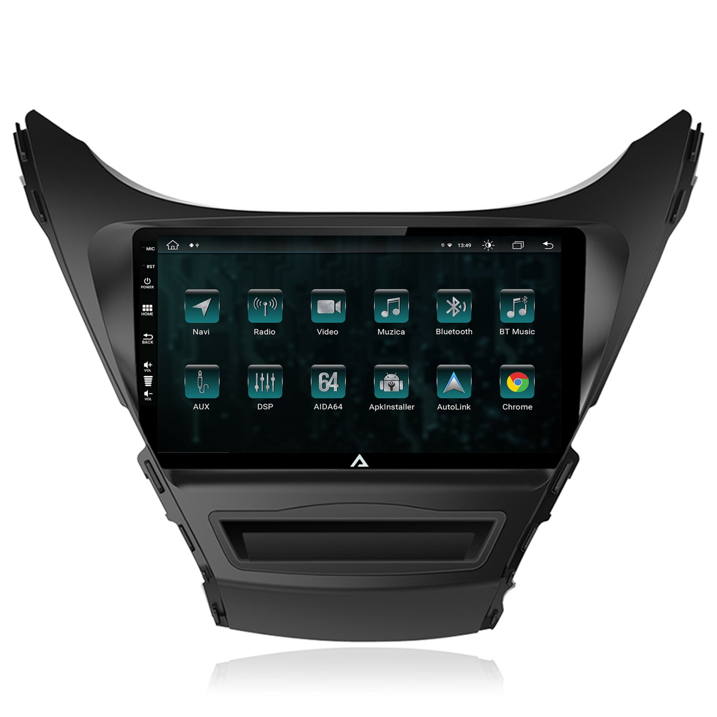Navigatie Hyundai Elantra (2012-2014), Android, Z-Octacore / 8GB RAM + 256GB ROM, 9Inch - AD-BGZ9008+AD-BGRKIT177
