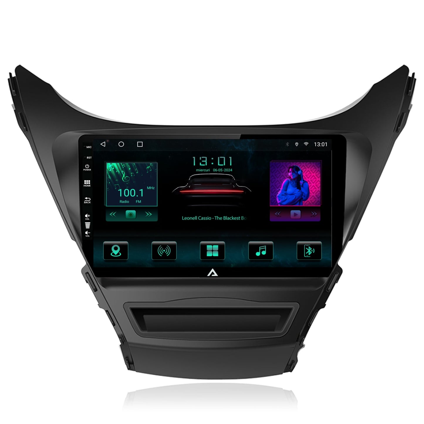 Navigatie Hyundai Elantra (2012-2014), Android, A-Octacore / 4GB RAM + 64GB ROM, 9Inch - AD-BGA9004+AD-BGRKIT177