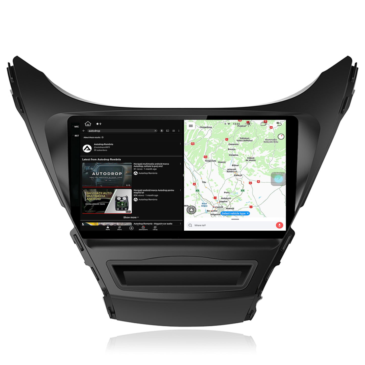 Navigatie Hyundai Elantra (2012-2014), Android, V-Octacore / 4GB RAM + 64GB ROM, 9Inch - AD-BGV9004+AD-BGRKIT177